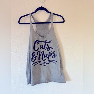 “Cats & Naps” size L tank